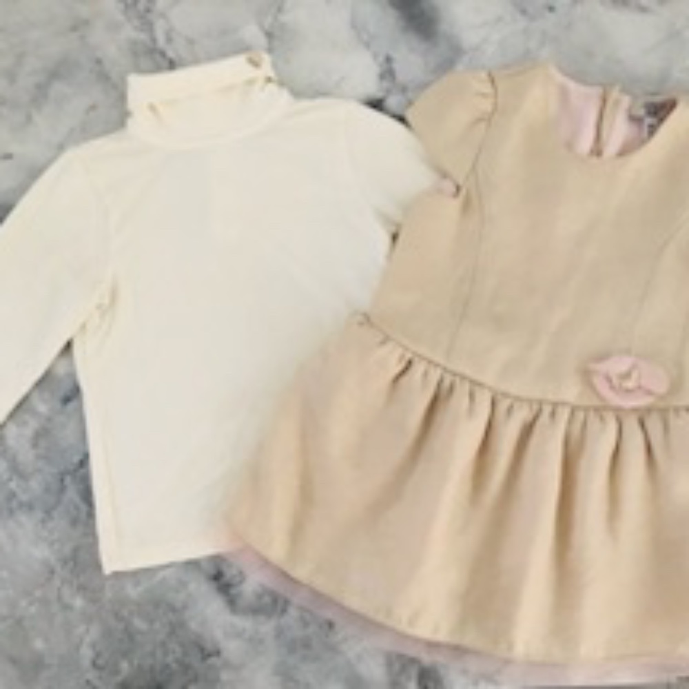 ARMANI Junior baby dress two piece set
